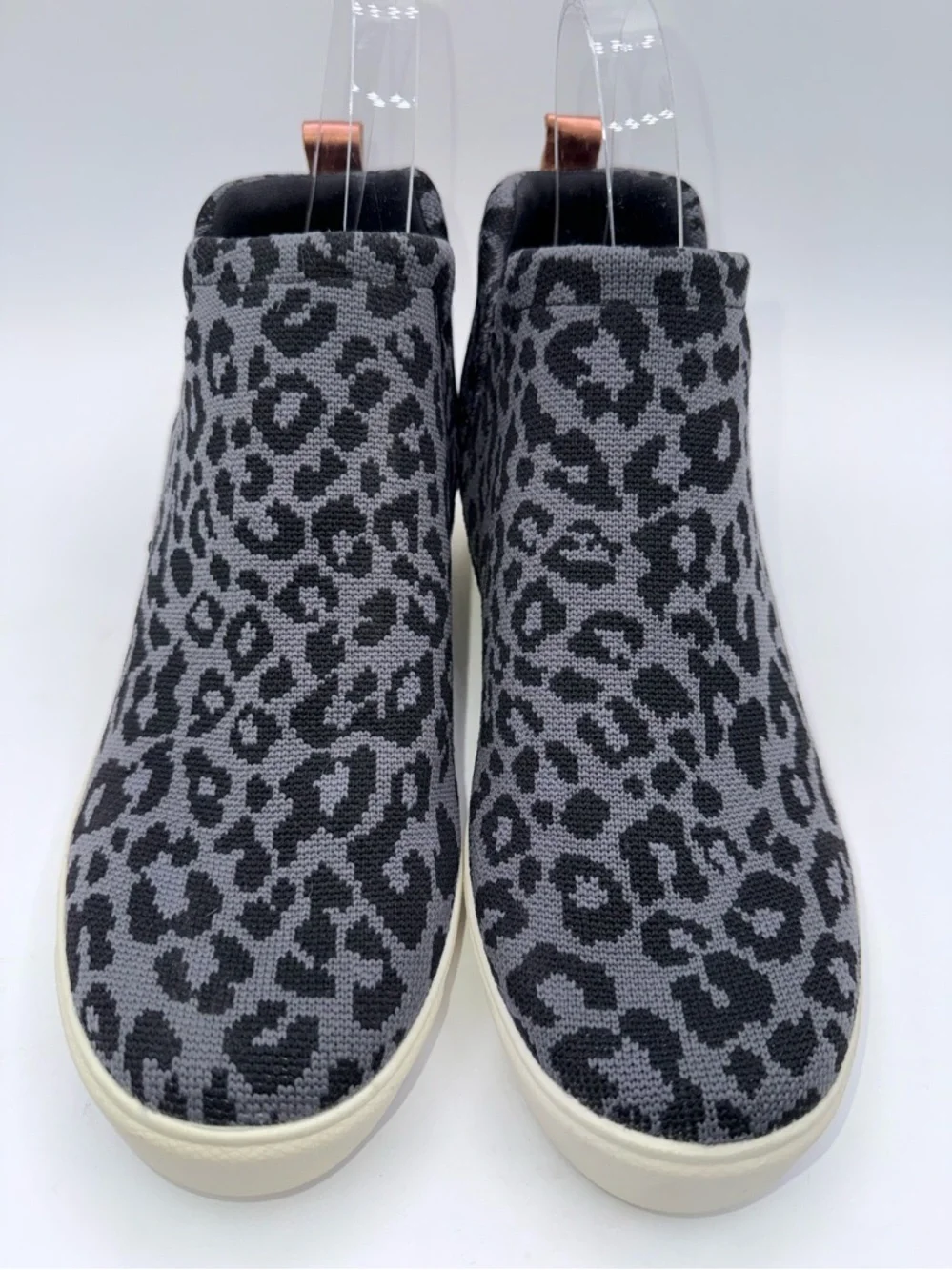 Ryka Womens Vera Animal Print Ankle Boots Size 8 Medium Slip On Surround Fit